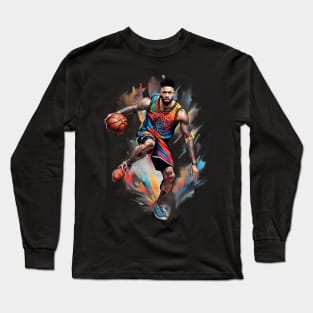 Basketball Addict Long Sleeve T-Shirt